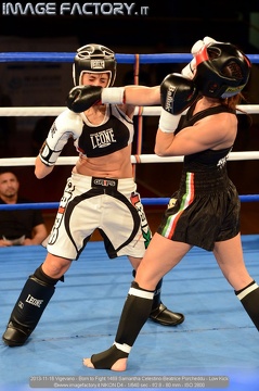 2013-11-16 Vigevano - Born to Fight 1469 Samantha Celestino-Beatrice Porcheddu - Low Kick